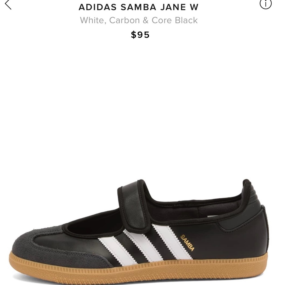 Adidas Black and White Flats with Iconic Stripes